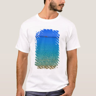 Blauw water, Exuma-eilanden, Bahama's. T-shirt