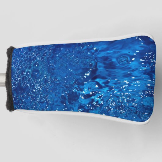 Blauw water golfheadcover (Voorkant)