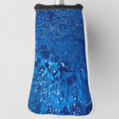 Blauw water golfheadcover (Draai 90)