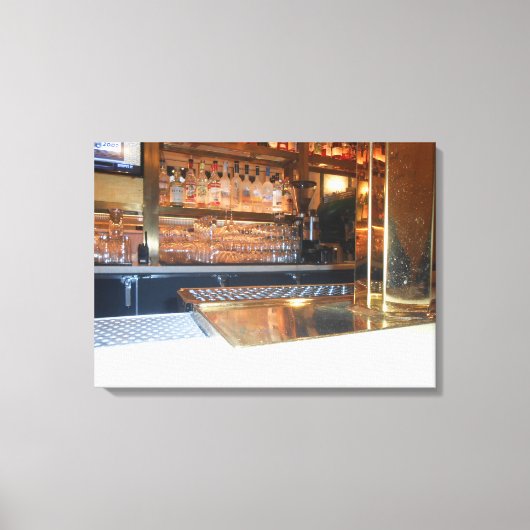 Blauw Water Grill Canvas Afdruk (Voorkant)