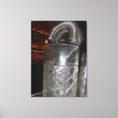 Blauw Water Grill Canvas Afdruk (Voorkant)