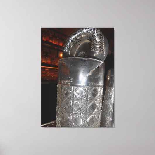 Blauw Water Grill Canvas Afdruk (Voorkant)