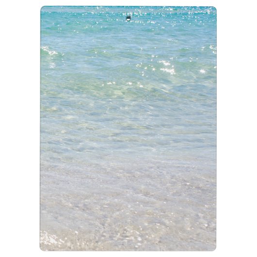 Blauw water klembord (Achterkant)