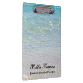 Blauw water klembord (Rechts)