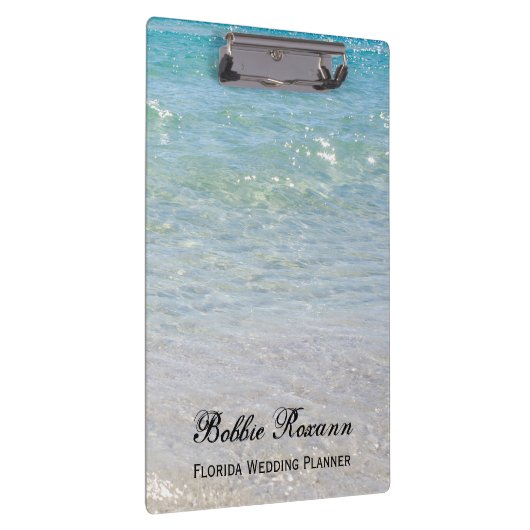 Blauw water klembord (Rechts)