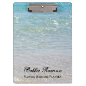 Blauw water klembord (Voorkant)