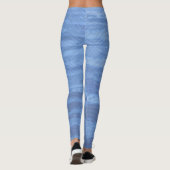 Blauw Water Leggings (Achterkant)