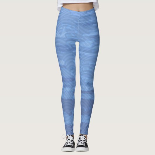 Blauw Water Leggings (Voorkant)