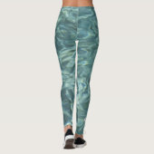 Blauw water leggings (Achterkant)