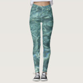 Blauw water leggings (Voorkant)