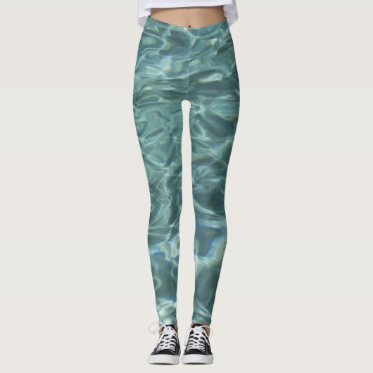 Blauw water leggings (Voorkant)