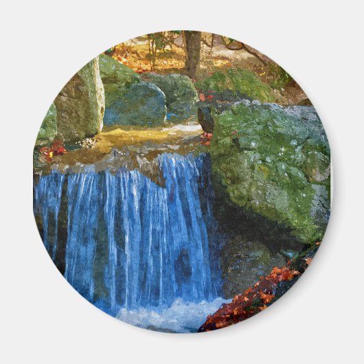 Blauw Water Lent Magneet (Voorkant)