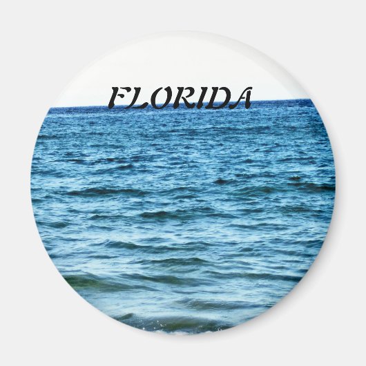 BLAUW WATER MAGNEET (Voorkant)