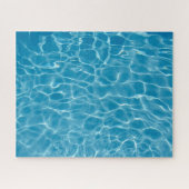 blauw water met zonlicht en rimpels legpuzzel (Horizontaal)