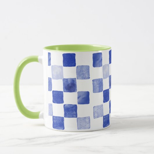 Blauw Water Palet Mok (Links)