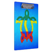 Blauw Water Rasta Honu Klembord (Rechts)