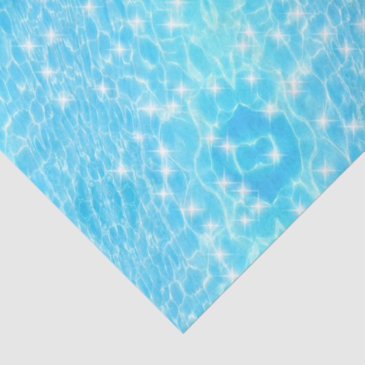 Blauw water rimpelt watertexturen moderne nautisch tissuepapier (Detail)