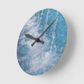 Blauw water ronde klok (Hoek)