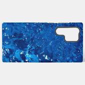 Blauw water samsung galaxy hoesje (Achterkant horizontaal)