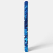 Blauw water samsung galaxy hoesje (Linkerkant)