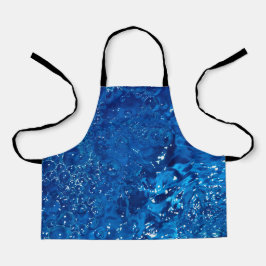 Blauw water  schort