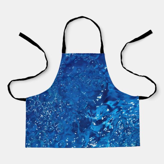 Blauw water  schort (Voorkant)