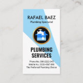 Blauw Water Spotlight sanitair Visitekaartje (Voorkant)