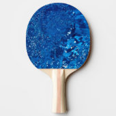 Blauw water tafeltennisbatje (Achterkant)
