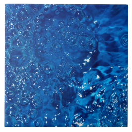 Blauw water tegeltje