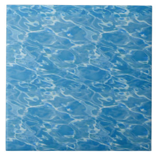 Blauw water tegeltje