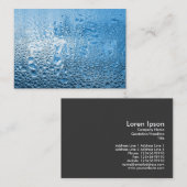 Blauw water visitekaartje (Voorkant / Achterkant)
