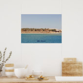 Blauw Water Vruchtbare kust van Nijl in de vlakten Poster (Keuken)