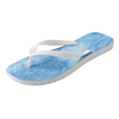 Blauw Water Wash Sandalen Slippers Teenslippers (Schuin)