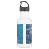 Blauw water waterfles  (Achterkant)
