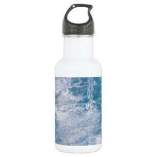 Blauw water waterfles 
