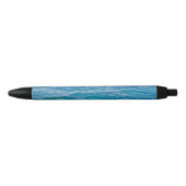 Blauw water zwarte inkt pen (Voorkant)