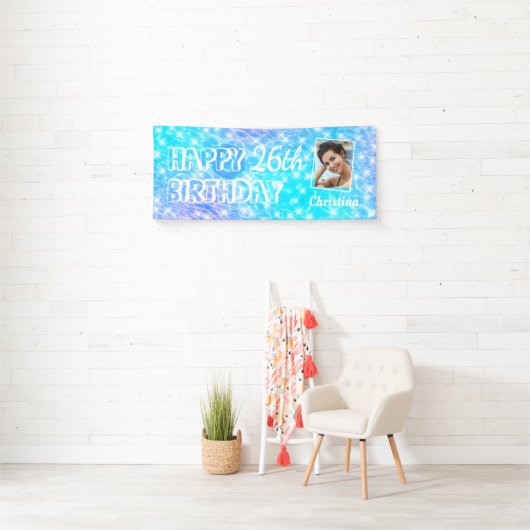 Blauw Water Zwembad Party Strand Party Zomer Party Spandoek (Insitu)