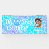 Blauw Water Zwembad Party Strand Party Zomer Party Spandoek (Horizontaal)