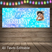 Blauw Water Zwembad Party Strand Party Zomer Party Spandoek