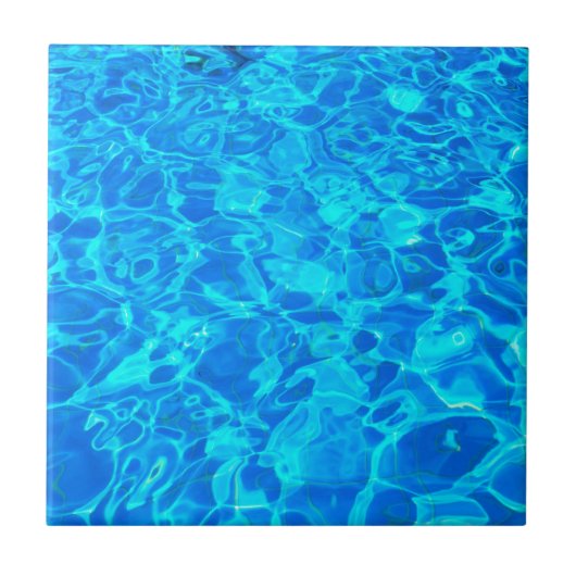 blauw waterachtergrondtegel tegeltje (Voorkant)
