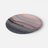 Blauw waterbrugpapier bord (Gekanteld)