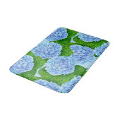Blauw waterolieringspatroon badmat (Gekanteld)