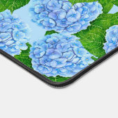 Blauw waterolieringspatroon bureaumat (Hoek)