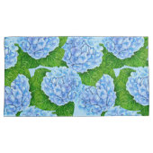 Blauw waterolieringspatroon kussensloop (Voorkant-Rechts)