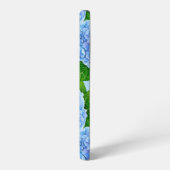 Blauw waterolieringspatroon samsung galaxy hoesje (Linkerkant)