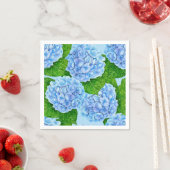 Blauw waterolieringspatroon servet (Insitu)