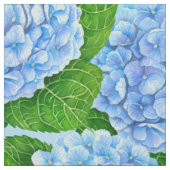 Blauw waterolieringspatroon stof (Swatch)