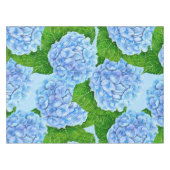 Blauw waterolieringspatroon tafelkleed (Voorkant (Horizontaal))