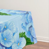 Blauw waterolieringspatroon tafelkleed (Voorbeeld)