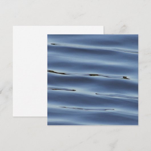 Blauw waterpatroon (Voorkant / Achterkant)